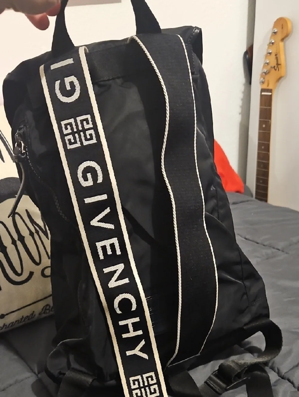 Givenchy Black 4G Nylon Backpack Unisex - Made In‎ Romania - 1700 Retail